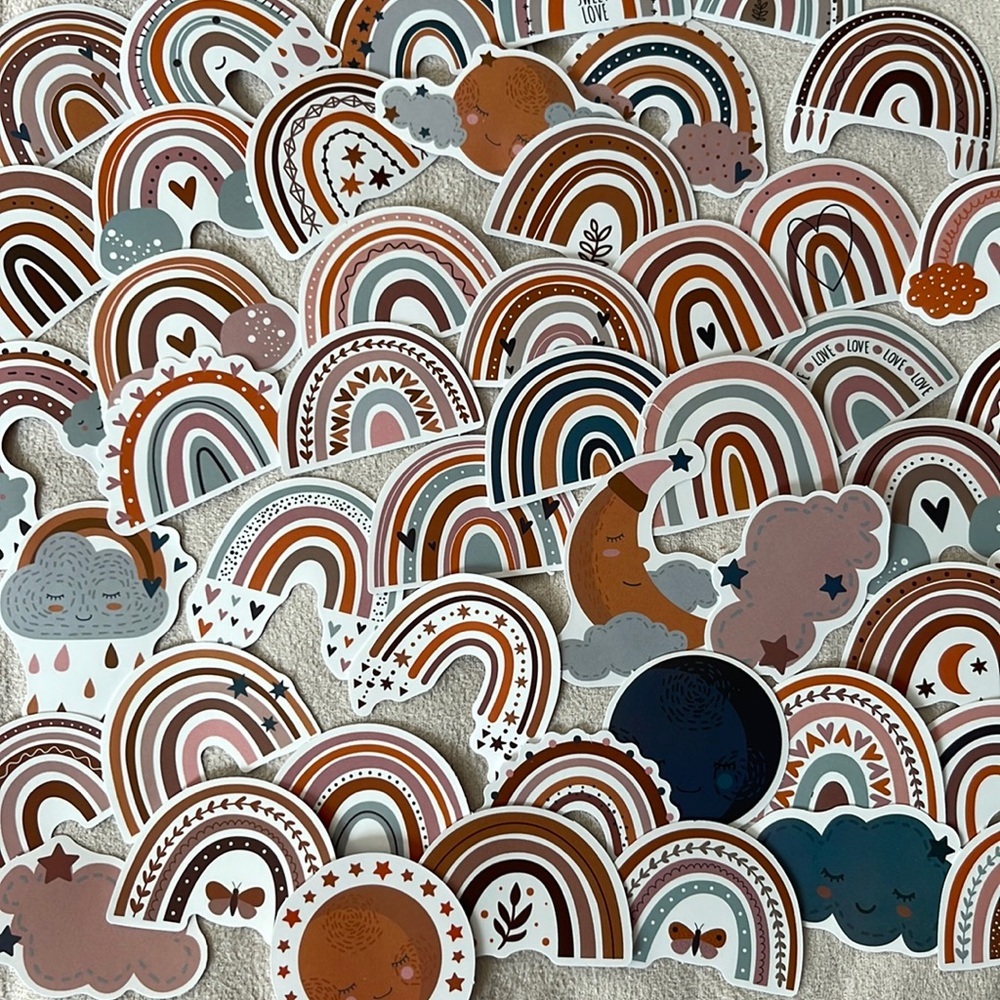 Rainbow stickers